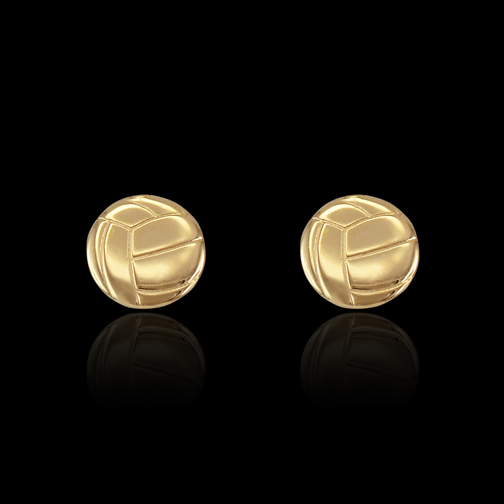 Volleyball earrings studs sales