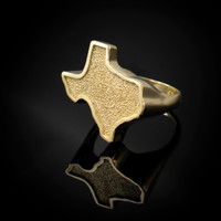 Solid Gold Texas Ring