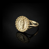 Gold Santa Muerte Women's Ring