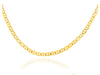 Yellow Gold 2.63mm Flat Mariner Chain