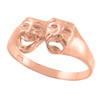 Rose Gold Drama Mask Ring