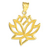 Gold Lotus Flower Pendant