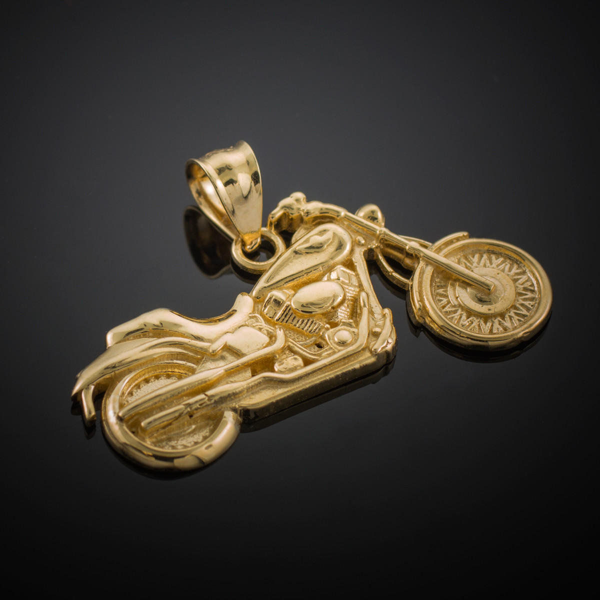 Gold clearance motorcycle pendant