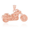 Rose Gold Motorcycle Pendant