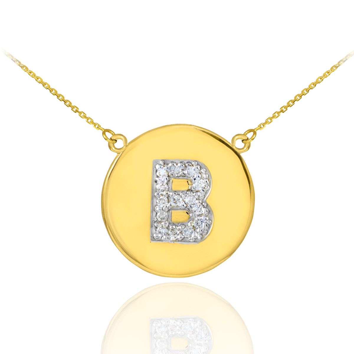 Letter b deals diamond necklace