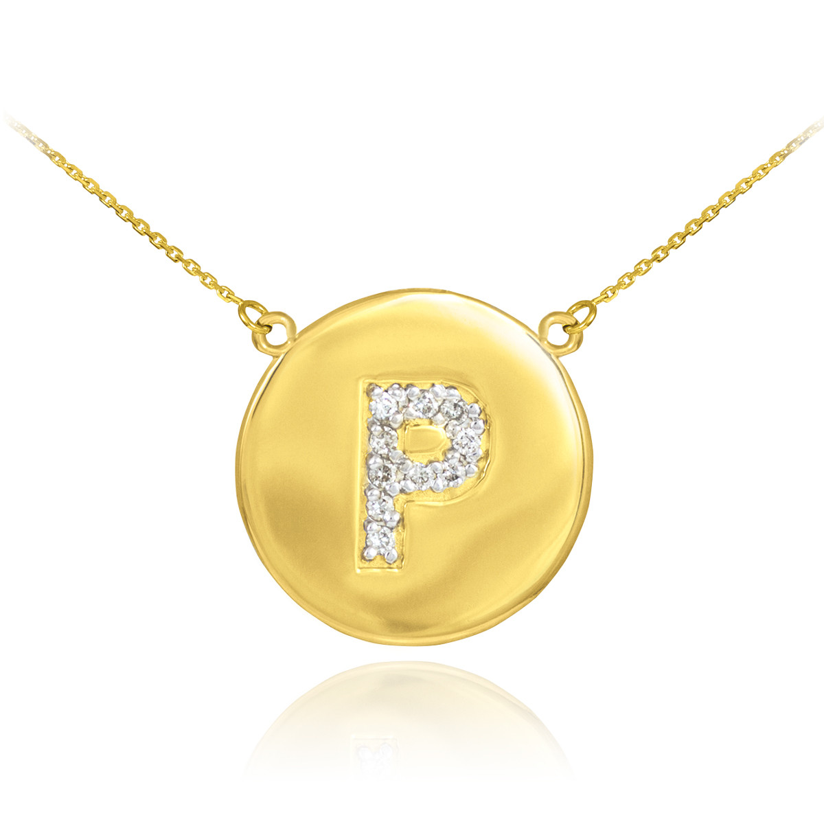 Initial Alphabet Gold Heart Letter A Necklace Pendant Chain – ZIVOM