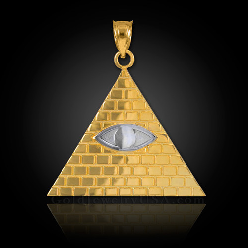 Gold Illuminati Pendant.