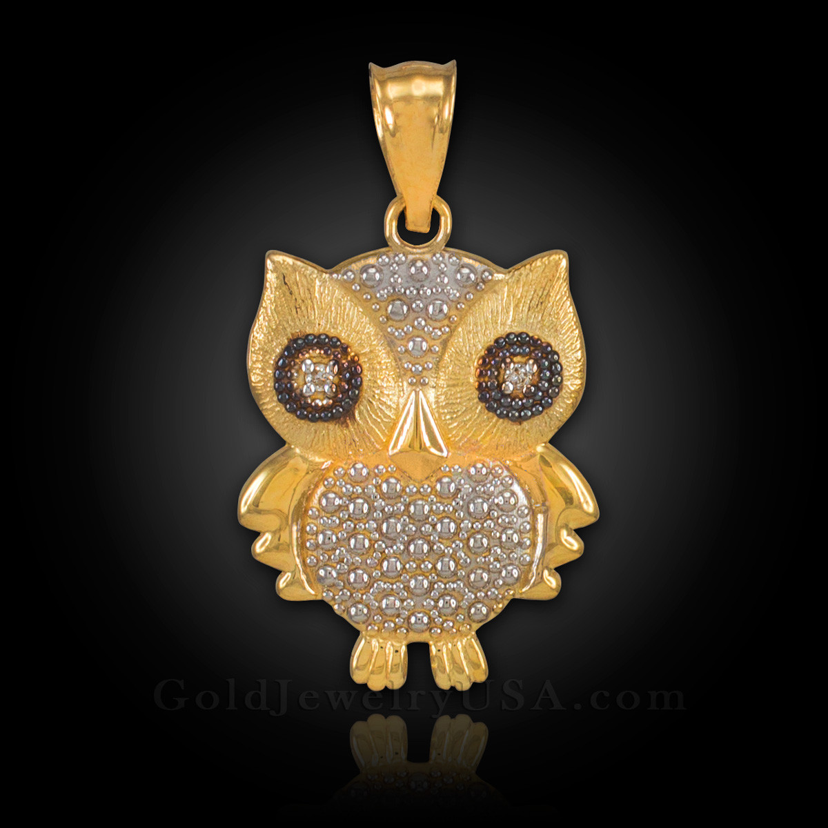 18K Gold Plated Owl Pendant Necklace. Gold Chain With Owl Charm, High  Quality Gold Plated Necklace With Cubic Zirconia, Layering Necklace - Etsy  India