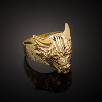 Gold Bull Taurus Ring