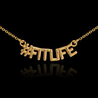14k Gold #FITLIFE Necklace