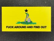 Fuck Around and Find Out Snek sticker