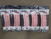DuraMag 5.56 30rnd magazines (5) for AR15 PINK Anodized 5 pack.