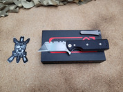Chaves Knives Chub Flipper Titanium and Black G10 Utility Knife