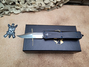 Marfione Custom Microtech Combat Troodon Bowie, Blue Ringed