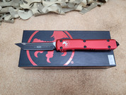Microtech Ultratech Tanto, Two Tone, Red