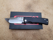 Chaves Knives Street Redencion Drop Point, Titanium and Black G10