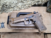 Beretta M9A4 G 9mm in FDE, Magazine Compliant