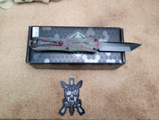 Heretic Knives 80's Manticore E, with 80's Camo Carbon