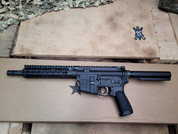 BCM RECCE-9 KMR-A 300 Blackout Pistol with 6 Position Buffer Tube.