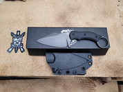 Borka Blades Black PVD SRambit, G10 grips and 3.5" blade 