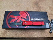 Microtech UTX-70 Tanto edge, Red 