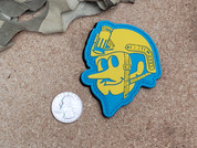 Duke City Operator Turquoise and Yellow 3" PVC Morale Patch 