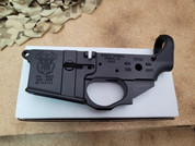 Spikes Tactical Stripped Lower Receiver, Skeleton Viking Logo 