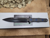 Heretic knives Nephilim Double Edge with DLC and Carbon Fiber