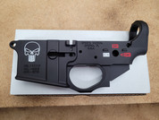 Spikes tactical Punisher AR-15 Stripped Lower Receiver, Color filled