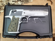 Magnum Research Mark XIX Desert Eagle Pistol in 44 Magnum, Distressed White