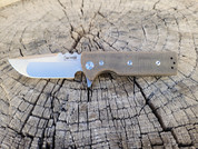 Chaves Knives T.A.K. Green Micarta Drop Point