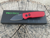 ProTech Runt 5, Red, DLC Black, Wharncliffe