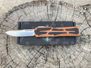 Heretic Knives Colossus Single Edge, SW, Root Beer