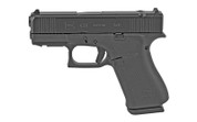 Glock, 43X MOS, Sub-Compact, 9MM, 3.41" Barrel, Black, Fixed Sights, 10 Rounds