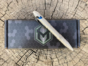 Heretic Thoth Ink Pen, Blizzardworn w/ Blue Bolt, Winter Edition