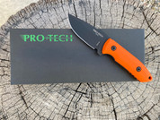 Pro-Tech SBR Fixed Orange G-10, DLC w/ Kydex Sheath