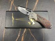 Marfione Custom Protocol with Mirror Polish Blade and Mars Valley Fat Carbon Scales S/N 002