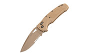 Hogue, K320 M17 Folding Knife, Drop Point Blade, 3.5", PVD Coyote Tan Finish