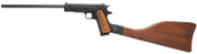 Iver Johnson Arms 1911 A1 Carbine 45 ACP 16.13" Barrel, Black Oxide Metal Finish, Walnut Removable Stock, Walnut Grip, 8rd