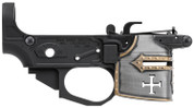 Spikes Tactical Rare Breed Crusader 9mm, Black with Painted Front for AR-Platform
