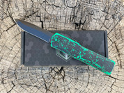 Heretic Knives Colossus, Recurve BW Black, Breakthrough Green