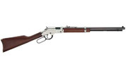 Henry, Silver Eagle, Lever Action, 17HMR, 20", Nickel, Walnut Stock, 16Rd