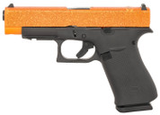 Glock, G48 MOS, 9mm, 10rd, 4.17" Barrel, Orange Glitter Cerakote