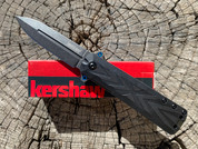 Kershaw Barstow- Black w/ Blue Accents