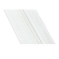 White #5 Coil Zipper