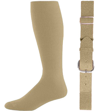 Vegas Gold Baseball Socks \u0026 Belt Combo 