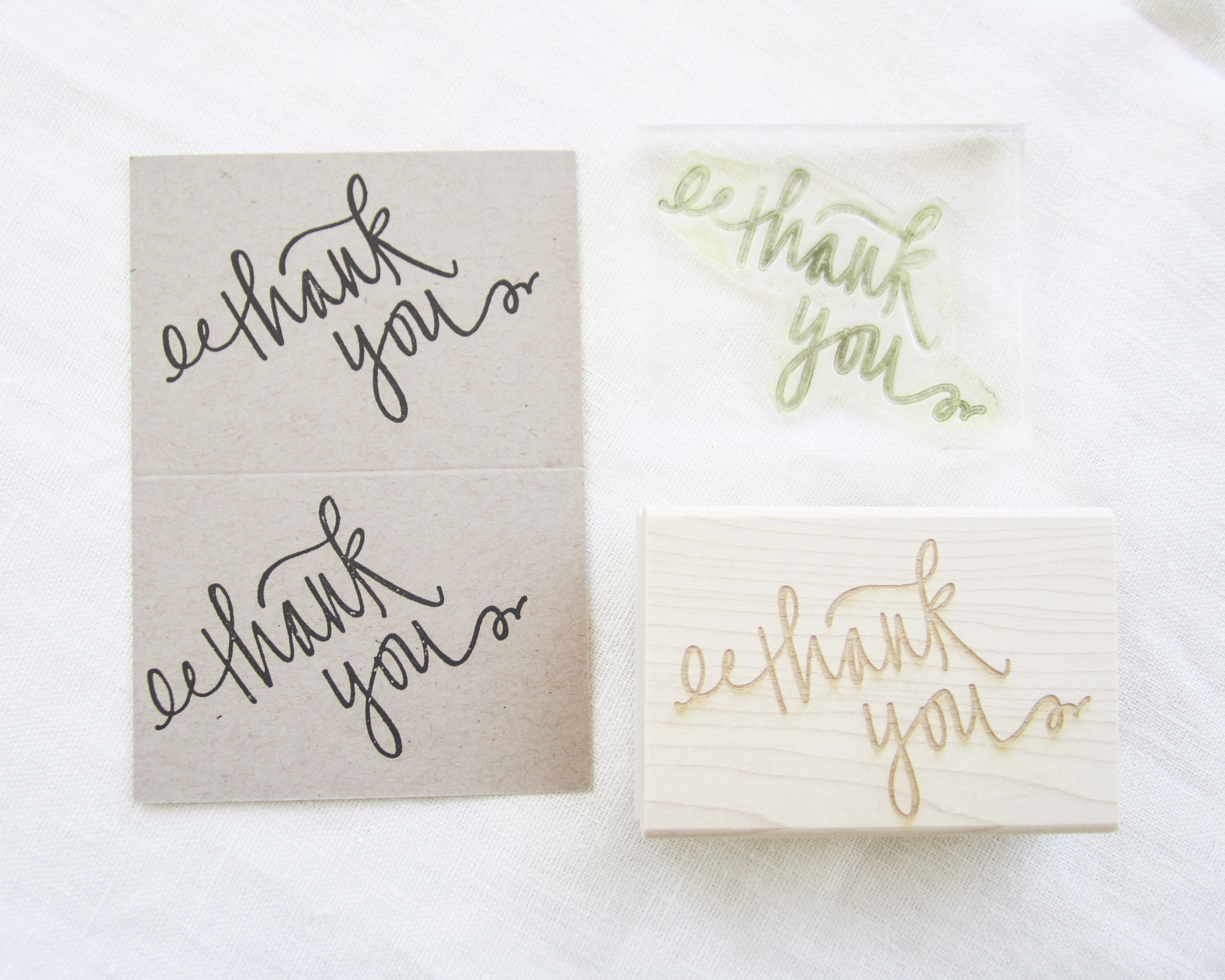 Clear Stamps vs. Rubber Stamps PaperSushi