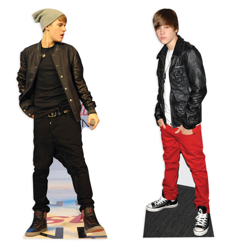 Lifesize Cardboard Cutout Set of Justin Bieber buy cutouts ...