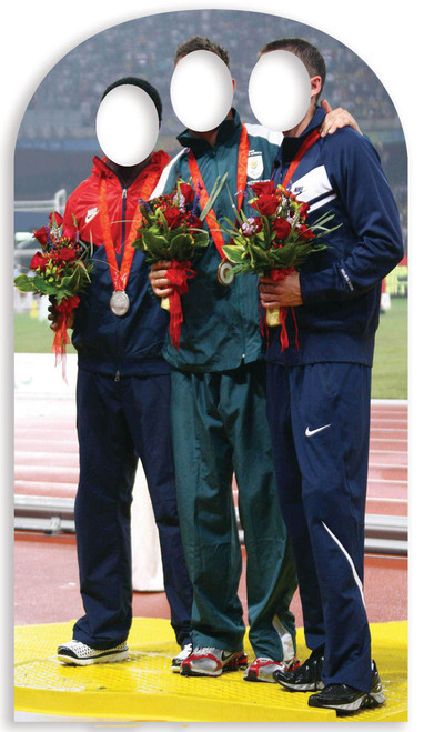 Lifesize Cardboard Cutout of Olympic Photo Stand-in buy cutouts