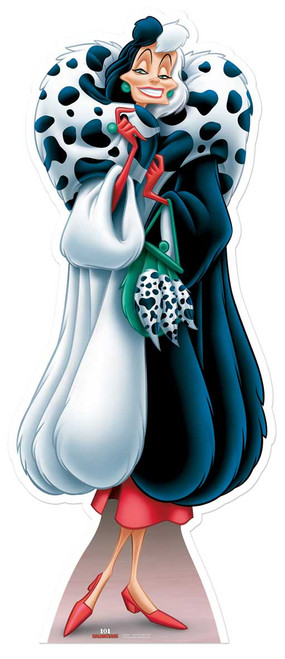 Lifesize Cardboard Cutout of Cruella De Vil buy cutouts & standees at